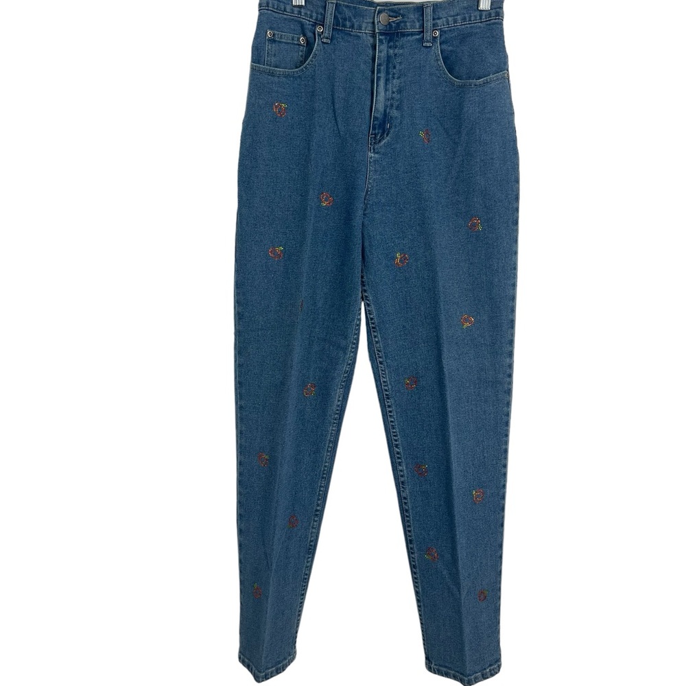 Fall/Halloween Quacker Factory Jeans with Bedazzled Pumpkins